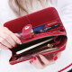 Hua Xiaoyao La pequeña concubina del vecino 2021 NUEVA billetera Long Bear Multi-Card Girl's Clutch Multi-Function Willet Willet Red