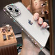 Captain Hook suitable for iPhone 13 mobile phone case with built-in lens film iphone13 promax protective cover lens all-inclusive transparent ultra-thin silicone anti-fall high-end female model light luxury Apple 13 [rose gold-with lens film] with tempered film