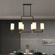 Suyin new Chinese style living room lamp full copper chandeliers Chinese style villa simple modern Chinese style lamp study bedroom lamp 9901 6 heads [E27 light bulbs * 6]