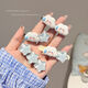 Fantiya Cute Cloud Star Cartoon Hairpin Women's Side Bangs Clip Children's Duckbill Clip Small Grabber Hair Circle Hairpin Headwear Cloud Star 9-piece Set Blue