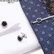 North Martin Men's Tie Clip Business Wedding Style High-end Clip Gift for Boyfriend Cufflinks Free Gift Box Single Silver Clip