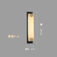 Tong Lantern Festival new Chinese style all-copper outdoor waterproof wall lamp natural marble door on both sides of the courtyard villa garden lamp long wall lamp outdoor wall lamp black rubbed gold-Fu 80cm