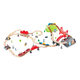 Hape Track Car Toys Holz Plug-In-Zugstadt Transportaufbewahrungssatz Kinder Baby- und Mädchen Urlaub Geschenke Zugspur Stadt Transportlager Set Aufbewahrung