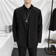 Peintures: British Yuppie Men's Clothing Automne and Winter Black Suit Trendy Men's's Suit Spring and Automne New Men's Veste Business Formal Wear Using Loose Handsome Veste Set Automne Automne Men's Three Set's Men's Tree It