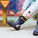 Very good (JollyWalk) water shoes, rain boots, men's mid-calf rain boots, fishing waterproof boots, overshoes, rubber boots, blue and yellow 42