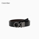 Calvin KleinJeans men's business gentleman style casual double-sided with ck letter metal buckle belt belt holiday gift
