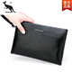 
Cool Kangaroo [top layer cowhide] soft cowhide men's handbag large capacity genuine leather clutch men's bag business casual wallet men [real leather] 8001 small black