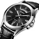 Casio (CASIO) watch Men's business quartz waterproof sports watch Black disc black belt MTP-1381L-1A