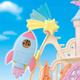 
[80% new] Senbeier Family 5537 Fantasy Castle Children's Park Toys Girls Playing House House House Lodge Birthday Gifts