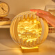 Geschenke von den Sternen, papiergeschnitzten Lampen, Nachtlampen Ornamente für die verbotenen kulturellen und kreativen Geschenke, Geburtstagsgeschenke, Männer geben Mädchen Abschlussgeschenke, Souvenirs, Katzen in der verbotenen Stadt, große Größe [Geschenktüte + Grußkarte]