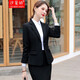 Ximanjiao Business Wear Women's Suit Small Blazer Women's Interview Formal Autumn and Winter Suit Women's Temperament Business Workwear Single Piece - Covered Suit XL Size (Weight 110-120)