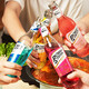 Antriebsstrang Fremdwein Cocktail Set Soda Wein, ausländischer Wein, Frauenwein vorgemischt 3,5 Grad 248 ml Ganzbox, klassisch gemischtes Geschmack 6 Flaschen (3 Geschmacksrichtungen)