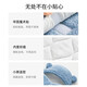 Rabbit Big Wen Baby Holding Bedle Sleeping Bag in Autumn and Winter Thickened Warm 0-1 Year Old Newborn Swabbing Clothes Clothes Anti-Shocking Outing Supplies Blue [Thickened Pure Cotton Inner] Recommended 0-6 Months