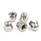 Deqi 304 stainless steel cap nut DIN1587 decorative screw cap round head nut nut M6 (10 pieces)