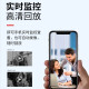 免插电4K超高清家庭小型无线摄线头手机wifi远程监控器家用摄像头 4K超清+远程开关wifi版黑色 32G内存卡(循环保存录像约8天)