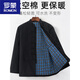 ROMON Tang Suit Men's Middle-aged and Elderly Winter Thickened Dad's Cotton-padded Jacket Chinese-style Cotton Padded Jacket Grandpa's Outfit Navy Blue 180/2XL145160Jin Jin equals 0.5 kg