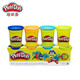 [70% nuevo] Hasbro (Hasbro) Colorido Mud Plasthine New Edition Bold Model 4 Colors (448g) Toyos hechos a mano de bricolaje para niños y niñas Juguetes para niños Suplemento de producción de harina de trigo natural B6509