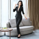 First application for professional women's suit small suit formal wear for women autumn business commuting OL work clothes SWXZ188111-1 single-piece black suit XL