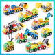 
FEELO compatible with Lego large particle assembled building blocks for children's boys birthday gifts toys versatile car 1615-1