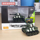 Xianniu Internet Promi Mini kleine Panzer Fernbedienung Elektro-Kinder-Kinder-Geschenkspielzeug Offroad Mini Military Model Car Tarning + Batterieschraubendreher