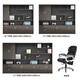 Shuxuan (SHUXUAN) boss desk office desk manager desk boss desk simple modern office furniture boss office desk and chair combination right side cabinet 3.0 meters boss desk + boss chair + 8-door bookcase