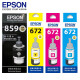 Epson Black Ink (para M105/M205/L605/L1455/L655) T859/672 Juego de tinta de color negro