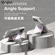 
RingKe magnetic card bag universal magsafe mobile phone card case invisible backrest bracket desktop thin Korean [magnetic type] bracket card case matte transparent [need to be matched with magnetic case]