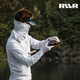 RVVR2025 Lure Sun Protection Clothes Ice Silk Waffle Ice Cool Breathable Quick Drying Outdoor Lure Clothing Fishing Suit Ice Silk Style-Hooded-Grey-23 Styles XL