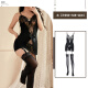 Hot Cat Sexy Lingerie SM Temptation Chinese Valentine's Day Net Clothes Open No-Take Off Suspenders Nightgown Stockings Thong Suit Women R065