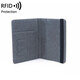 
Sky Forest Passport Holder Travel Document Passport Protection Case Anti-theft Study Abroad Portable Passport Pack Blue