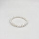 Drops of water form freshwater pearl bracelets, retractable elastic rope pearl bracelets, easy to wear and practical gifts, 7.3-8.3mm white pearls (Industry Specifications8-9mm)