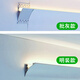 XMSJ客厅免吊顶腰线回光洗墙灯槽铝合金型材隐形明装led向上发光灯槽 XT695腰线灯槽批灰款无光源 其他