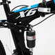 Phoenix (Phoenix) folding mountain bike for men and women, adult students, youth bicycles, double shock-absorbing disc brakes, lightweight variable speed folding bike, black and red spoked wheels/display transmission/three sets of full bearings, 24-speed high configuration - 26 inches (height 160-185CM)