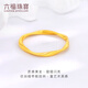 Lukfook Jewelry Fuman Heirloom Pure Gold Möbius Ring Ancient Method Gold Ring Solid Closed Price G01G0020DS No. 15-1.87g (including labor cost 144 yuan)