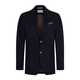 Jiumuwang Suit Jacket Men's [Including Wool] Men's Classic Wool Suit Autumn and Winter New Style Simple Jacket JX7CV40111+Narrow Blue+Slim A XL Code 180/100A(54)