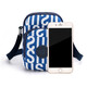 Changyin 2024 new nylon printed mobile phone bag for women's crossbody bag new mini bag trendy versatile vertical shoulder key coin wallet urban jungle