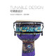 Acacia Bird African Drum Compone Inmitation de cuero Drum a mano liviano Instrumento de percusión de 10 pulgadas