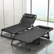 Jiuqiangu Cama plegable Oficina de una cama para una cama NAPA NAPA NAPA Camera Medicina Acompañante Campamento Refuerzo de cama Negro 3300