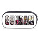 Bleistiftkoffer großer Kapazität Bleistift Case Bleistift Case High School Schüler Gundam Mecha Warrior Personalisierte kreative Junior High School Boy -Grundschule Schülern Schülern Waterfache Multifunktionaler Bleistiftbeutel zum Anpassen von B4859 Drei -Layer -Leinwand Bleistiftbeutel mit großer Kapazität - wasserdicht - kratzfrei - farbfrei