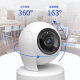 TP-Link 2k 2k 3 Millionen Ultra-Definition Kamera Home Monitor 360 Panoramablick
