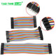 DuPont cable female to female male to female male to male 40P color cable connection cable 10/15/30/20/40CM 10CM male to male