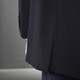 Seven brand cashmere woolen coat men's mid-length winter thick style business daddy wool coat warm winter coat black XL 180/96A

