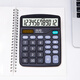 
Deli Desktop Office Calculator Small financial dedicated 12-bit large screen desktop computer Office stationery supplies [Dual power supply] 837ES