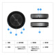MAXHUB VIDÉO VIDÉO CONFÉRENCE Microphone omnidirectionnel / Pick-up Sound sans fil Sound Wireless Connexion Bluetooth Speaker / Horaire de bureau / 20-40 Solution de salle de conférence BM20