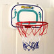 Double aviation foldable, punch-free hanging basketball frame, children's basketball ring, indoor basketball basket mobile basketball stand, 37CM ​​folding iron basket + 2 iron hooks-1601
