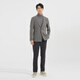 Lilang Youth Business Herren -Kleidung [gleiches Modell im Einkaufszentrum] Anzug Herrenkleidung Hals -Wollanzug Single West Blazer Q4DDX02 Leichte Kaffee Farbe 170a