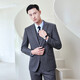
Lido Yichen Long-sleeved three-color suit jacket top Spring and Autumn Professional Activities 695-2 Blue Women's Suit S