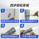 Xinfei universal pulsator washing machine drain pipe extension pipe extended outlet pipe washing machine sewer pipe hose Haier Little Swan Midea and other brands universal with clamp 2 meters