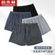 
Yu Zhaolin (YUZHAOLIN) 2-pair modal pajama pants for men men loose aro pants thin shorts underwear three-point home boy four corners CL1047# (black + light gray) L