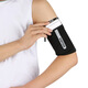 Nobana outdoor running mobile phone arm bag unisex elastic arm cover close-fitting anti-theft sports hand sleeve bag reflective wrist bag black (no LOGO) L